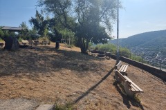 Bereich vor der Schutzhütte am Flugplatz