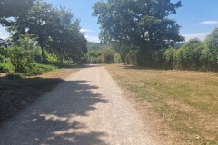 Urbaner Weg bei Koblenz