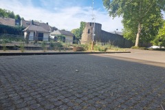 Ankunft in Rhens mit der historischen Stadtmauer