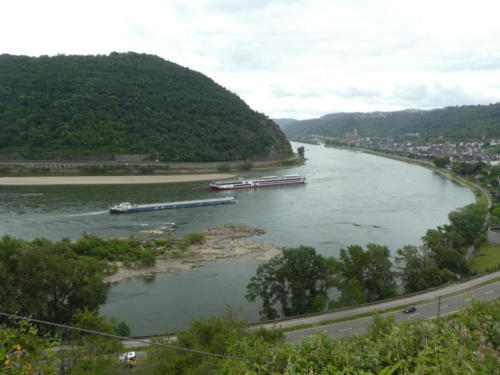 Blick auf Rhein und Oberwesel