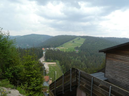 Blick von der Skischanze Ruhestein