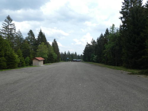 Parkplatz oberhalb der Skischanze Ruhestein