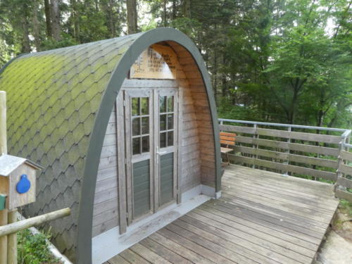 Schlaf-Pod an der Hohenlochenhütte
