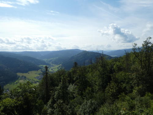 Blick vom Spitzfelsen auf Oberwolfach