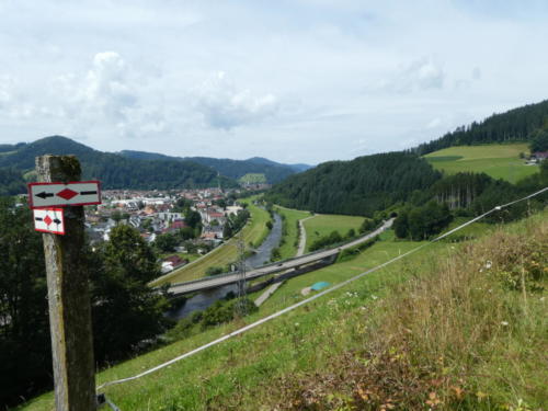 Blick auf die Kinzig bei Hausach